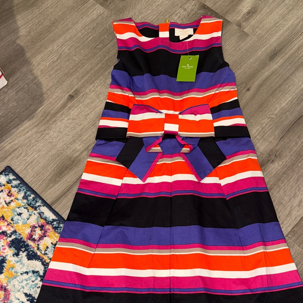 Kate Spade Multicolor Striped Kids Dress